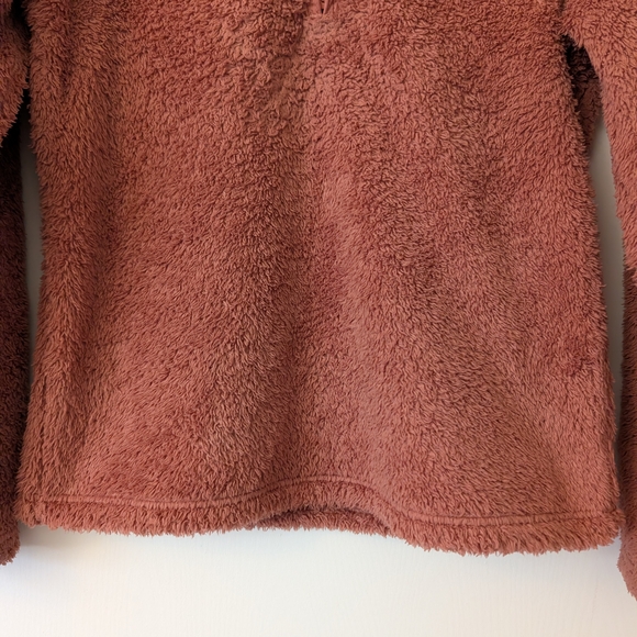 Patagonia Womens Small Quarter Zip Pullover Orange Outdoors Preppy Cozy Casual - Picture 2 of 7